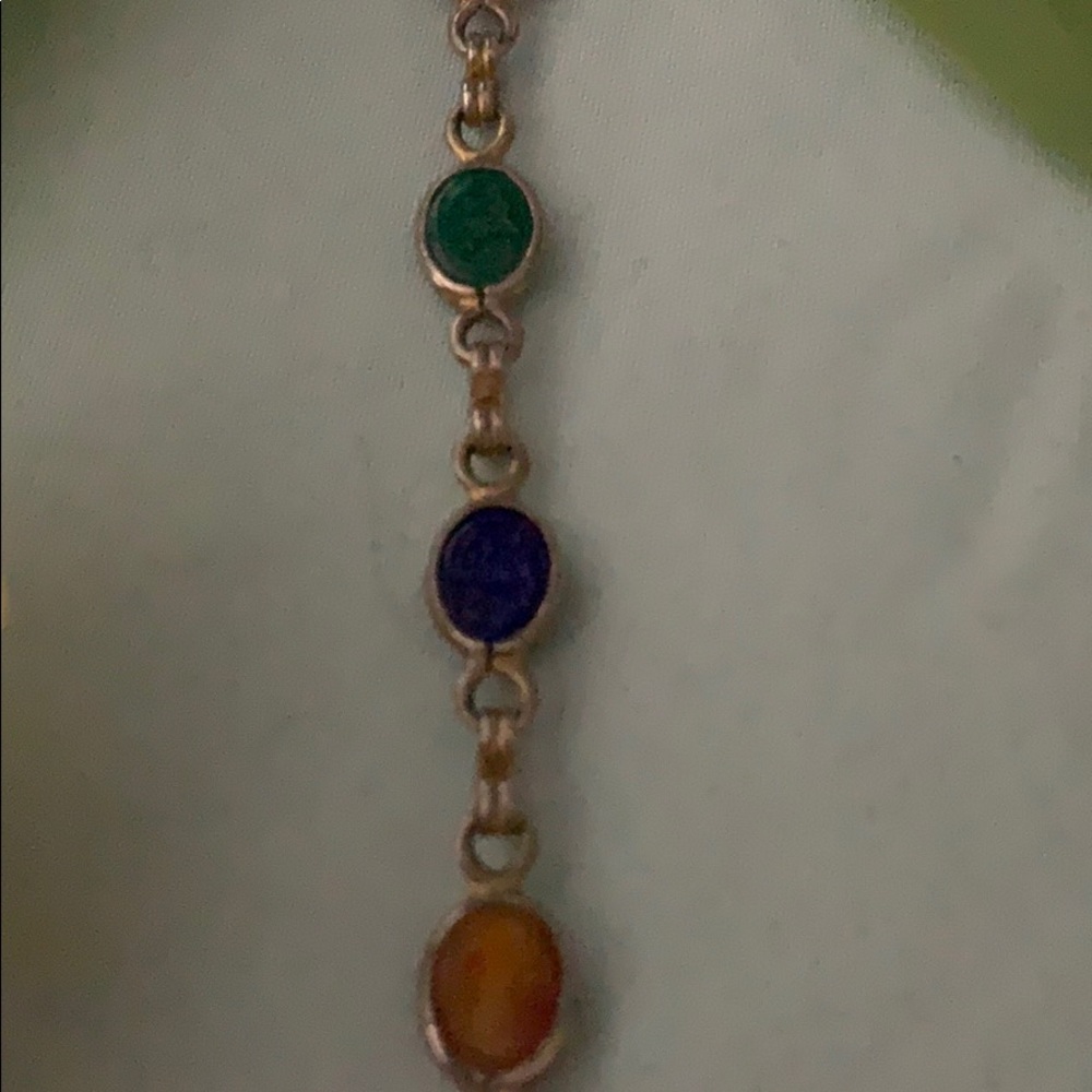Vintage scarab jeweled bracelet - Picture 6 of 8